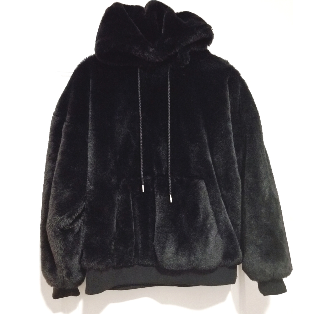 Forever 21 Faux Fur Hoodie